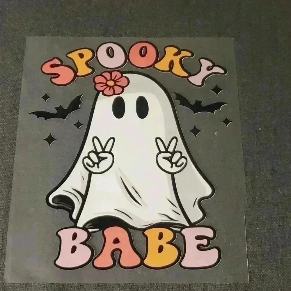 Spooky Babe Halloween DTF Shirt Transfer - Picture 1 of 1